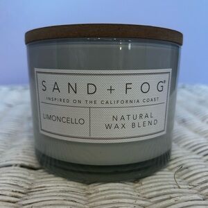 SAND+FOG Limoncello Natural Wax Blend Candle — Gray